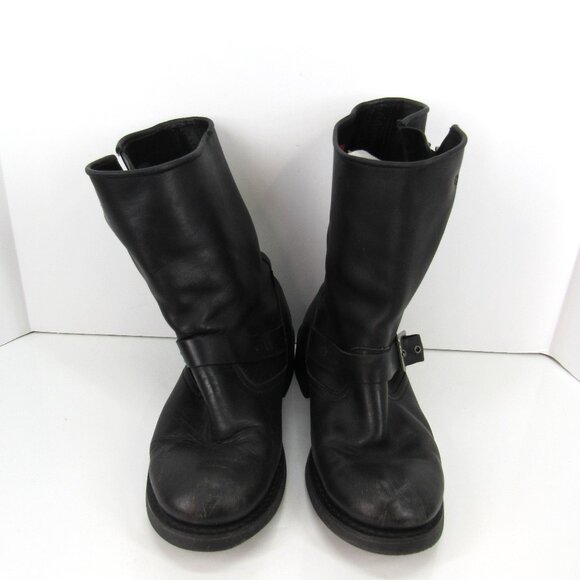 Harley-Davidson USA Stock No D93309 Men\'s Black Pull-On Boots Size 10 M main image 7